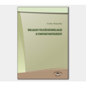   Vállalati felelősségvállalás a fenntarthatóságért. Gyakorlatorientált kézikönyv