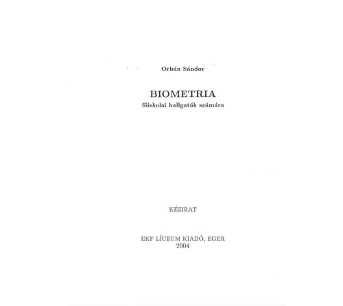 Biometria